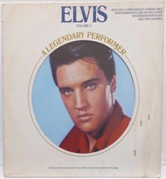 1ST YEAR RELEASE 1978 ELVIS-A LEGENDARY PERFORMER VOL. 3 VINYL RECORD CPL-1 3082 RCA RECORDS. READ DESCRIPTION