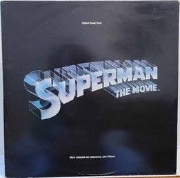 1978 UK RELEASE JOHN WILLIAMS SUPERMAN THE MOVIE ORIGINAL SOUND TRACK GATEFOLD 2X VINYL RECORD SET K 66084