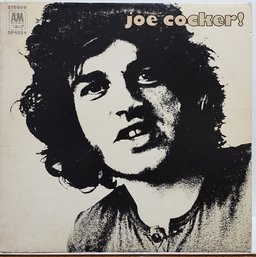 1ST YEAR 1969 RELEASE JOE COCKER-SELF TITLED VINYL RECORD SP-4224 A&M RECORDS.-