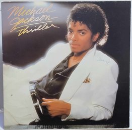 IST YEAR 1982 MICHAEL JACKSON-THRILLER GATEFOLD VINYL RECORD QE 38112 EPIC RECORDS