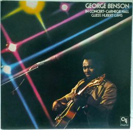 1ST YEAR ISSUE 1976 GEORGE BENSON-LIVE IN CONCERT-CARNEGIE HALL VINYL RECORD CTI 6072 S1 CTI RECORDS.
