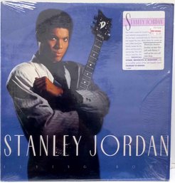 IST YEAR 1988 STANLEY JORDAN-FLYING HOME VINYL RECORD E1-48682 EMI MANHATTAN RECORDS
