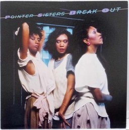 1983 RELEASE POINTER SISTERS-BREAK OUT VINYL RECORD BEL1 5410 PLANET RECORD.
