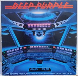 1978 RELEASE DEEP PURPLE WHEN WE ROCK, WE ROCK WHEN WE ROLL, WE ROLL VINYL LP PRK 3223 WARNER BROS. RECORDS