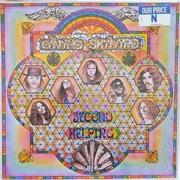 1975 REISSUE LYNYRD SKYNYRD-SECOND HELPING VINYL RECORD MCA-3020 MCA RECORDS