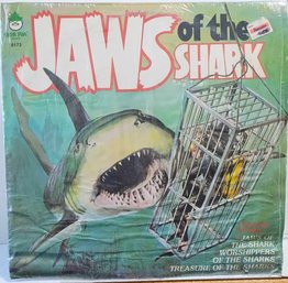 1975 RELEASE JAWS OF THE SHARK CHILDRENS VINYL RECORD 8173 PETER PAN RECORDS