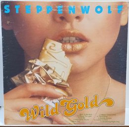 ONLY YEAR 1977 RELEASE STEPPENWOLF-WILD GOLD VINYL RECORD P 14767 GSP RECORDS
