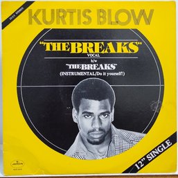 1980 RELEASE KURTIS BLOW-THE BREAKS 12'' 33 1/2 RPM SINGLE VINYL RECORD MDS 4010 MERCURY RECORDS