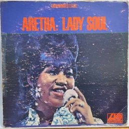 1ST PRESSING 1968 RELEASE ARETHA FRANKLIN-LADY SOUL VINYL RECORD SD 8176 ATLANTIC RECORDS-READ DESCRIPTION