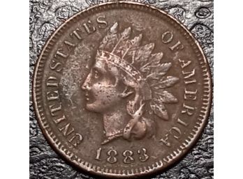 1883 INDIAN HEAD CENT VF
