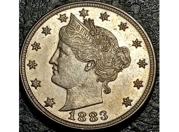 Superbly Struct 1883 Liberty V Nickel MS 65 Quality With Semi Proof Like Mirror Surfaces