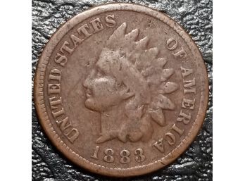 1883 INDIAN HEADS CENTS VG CONDITION