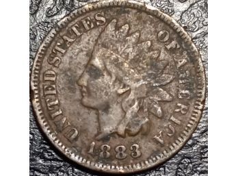 1883 INDIAN HEADS CENTS FINE CONDITION RIM DINGS