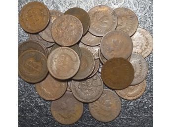 LOT OF 33 1883 INDIAN HEAD CENTS