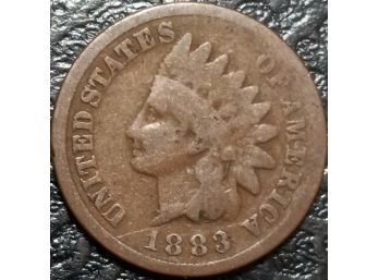1883 INDIAN HEAD CENT VG CONDITION