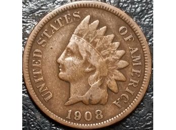 1908 INDIAN HEADS CENT FINE CONDITION