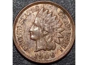 1906 INDIAN HEAD CENT XF-45 CONDITION CLEANED