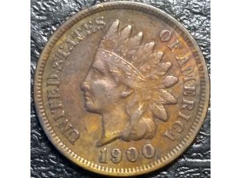 1900 INDIAN HEAD CENT FINE CONDITION