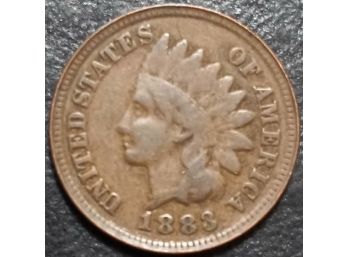1883 INDIAN HEAD CENTS VG CONDITION