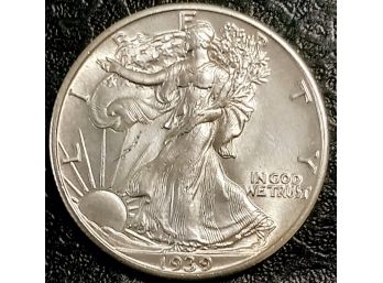 SUPERBLY STRUCT 1939 P WALKING LIBERTY HALF DOLLAR TO MS-65 QUALITY