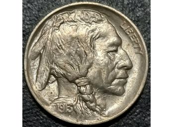FIRST YEAR OF ISSUE 1913 TYPE 1 RAISED MOUND BUFFALO NICKEL MS-63 QUALITY $60.00 TO $80.00 ON EBAY