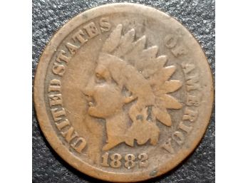 1882 INDIAN HEAD CENTS VG TO FINE CONDITION