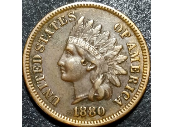 1880 INDIAN HEAD CENT XF-45 QUALITY