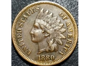 1880 INDIAN HEAD CENT XF-45 QUALITY