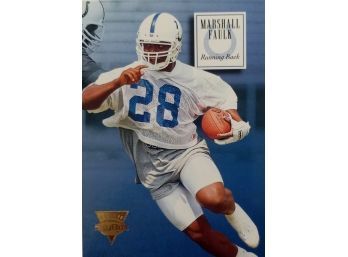 1994 MARSHALL FAULK SKYBOX ROOKIE FOOTBALL CARD IN MINT CONDITION