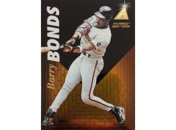 1995 PINNACLE ZENITH EDITION BARRY BONDS BASEBALL ROOKIE CARD IN MINT CONDITION