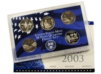 2003-S UNITED STATES 50 STATES QUARTER PROOF SET