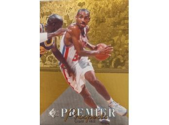 1995 GRANT HILL UPPER DECK SP PREMIER PROSPECTS BASKETBALL CARD NEAR MINT CONDITION.