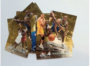 LOT OF 15 1995 UPPER DECK SP PREMIER PROSPECTS BASKETBALL CARDS NEAR MINT CONDITION.