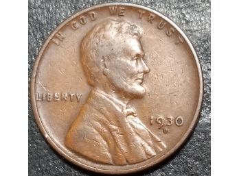 1930-D LINCOLN WHEAT CENT VF-20 QUALITY