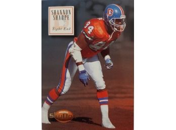 1994 SHANNON SHARPE SKYBOX FOOTBALL CARD IN MINT CONDITION