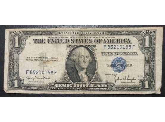 FS-1613W 1935-D $1.00 SILVER CERTIFICATE CLARK/SNYDER