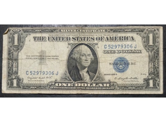 FS-1616 1935-G $1.00 SILVER CERTIFICATE SMITH/DILLION