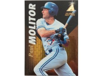 PAUL MOLITOR 1995 PINNACLE ZENITH EDITION BASEBALL CARD IN MINT CONDITION