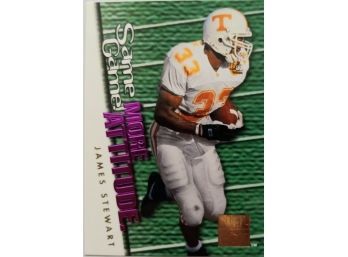 1995 JAMES STEWART SAME GAME MORE ATTITUDE SKYBOX IMPACT POWER FOOTBALL CARD IN MINT CONDITION