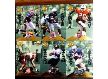 LOT OF 6 1995 SIGNATURE  ROOKIES SAMPLE CARDS IN MINT CONDITION