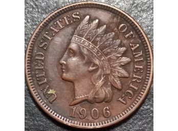 1906 INDIAN HEAD CENT VF-30 QUALITY