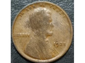 1925 LINCOLN WHEAT CENT F-12 QUALITY