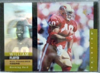 WILLIAM FLOYD 1995 UPPER DECK SP HOLOGRAM FOOTBALL CARD IN MINT CONDITION IN PROTECTIVE SLEEVE