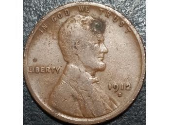 1915-D LINCOLN WHEAT CENT F-12 QUALITY