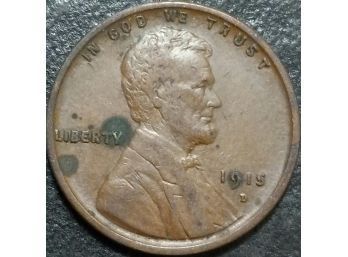 1915-D LINCOLN WHEAT CENT VF-30 QUALITY