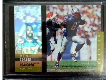 BEN COATES 1995 UPPER DECK SP HOLOGRAM FOOTBALL CARD IN MINT CONDITION IN PROTECTIVE SLEEVE