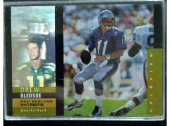 DREW BLEDSOE 1995 UPPER DECK SP HOLOGRAM FOOTBALL CARD IN MINT CONDITION IN PROTECTIVE SLEEVE