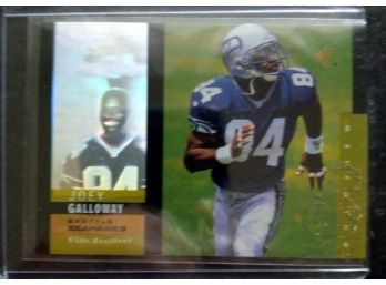 JOEY GALLOWAY 1995 UPPER DECK SP HOLOGRAM FOOTBALL CARD IN MINT CONDITION IN PROTECTIVE SLEEVE