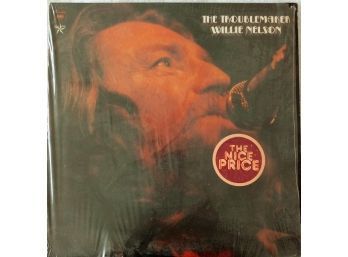 WILLIE NELSON/THE TROUBLEMAKER VINYL LP KC 34112 1976 CBS INC.