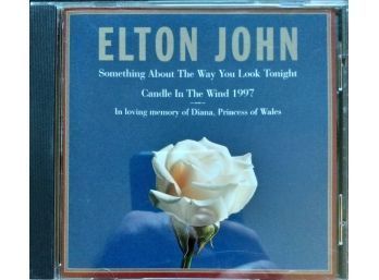 ELTON JOHN/SOMETHING THE WAY YOU LOOK TONIGHT CD LIKE NEW